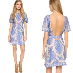 For Love & Lemons San Marcos Open Back Mini Dress